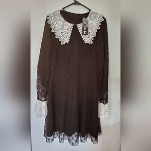 New w/tags Jawbreaker Mood XL Black and White lace dress